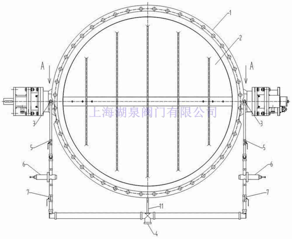 高溫通風蝶閥D341H、D341W