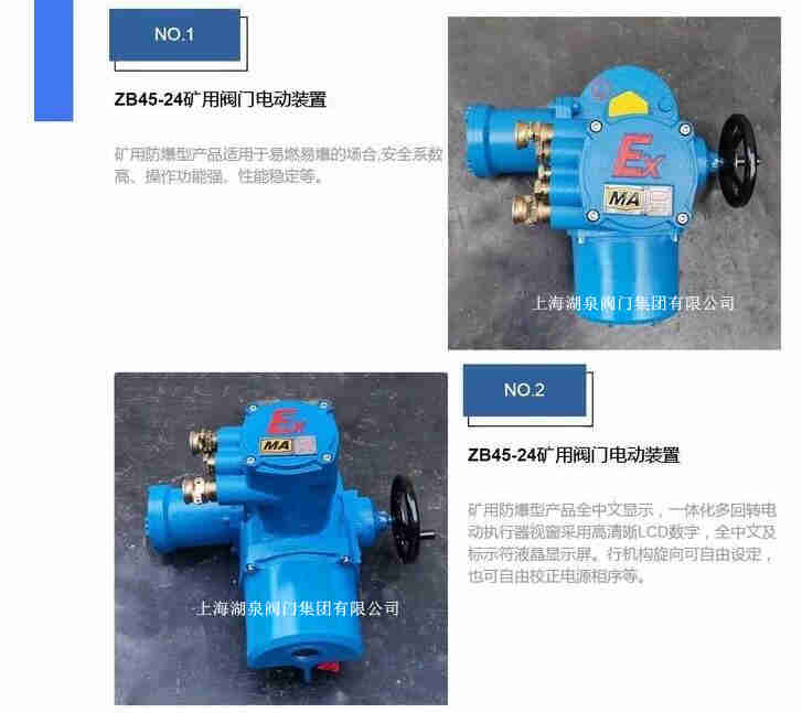 防爆型閥門電動裝置說明書，技術條件