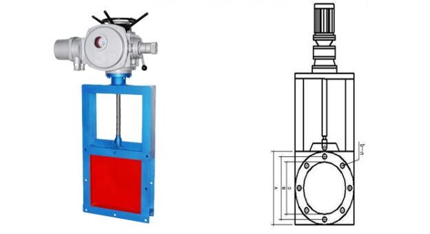電動方形閘板閥如何安裝、結(jié)構(gòu)圖