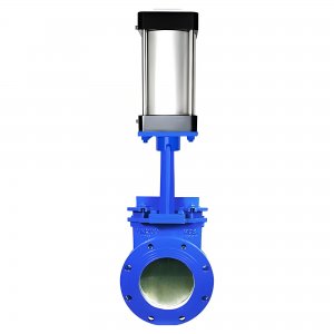 氣動(dòng)刀閘閥PZ673Y-16C，DN250（介質(zhì)灰渣混合